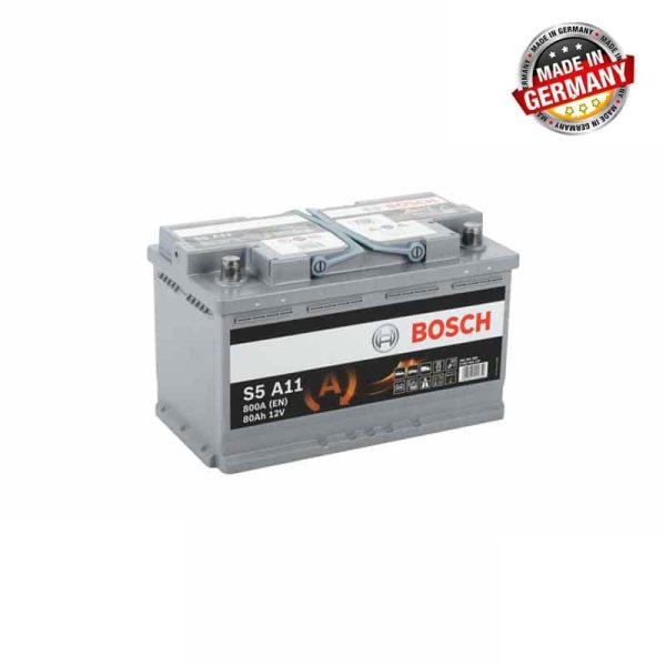 Batterie auto S5A11 12V 80Ah / 800A BOSCH AGM START-STOP L4