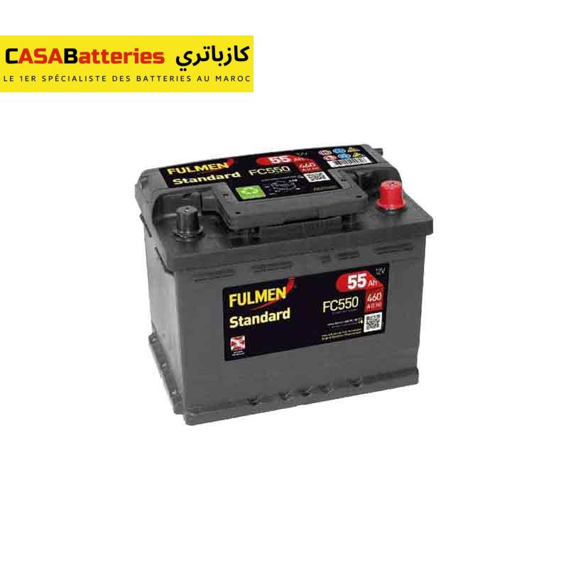 FULMEN FC550 L2 12V 55Ah 460 A BATTERIE DE VOITURE
