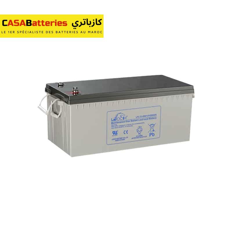 LEOCH LP12-200 AGM 12V 200 Ah BATTERIE INDUSTRIELLE