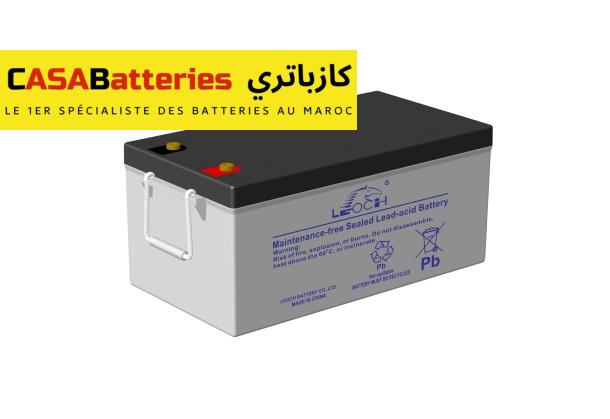LEOCH lpgs12-250 GEL 12V 250 Ah BATTERIE INDUSTRIELLE