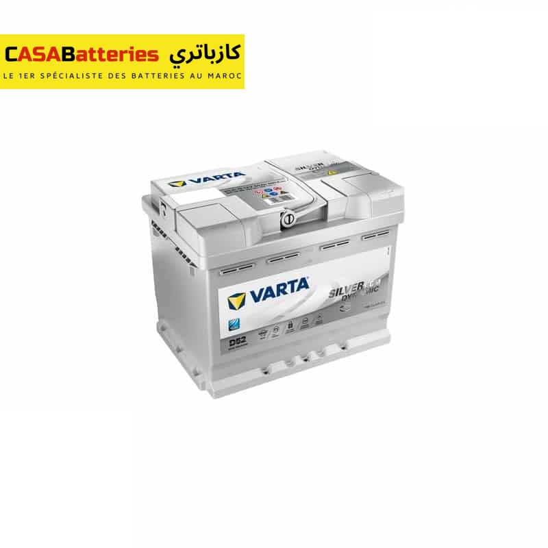 VARTA D52 L2 AGM START STOP 12V 60Ah 680A Batterie Voiture